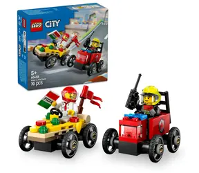 LEGO® City 60458 Zestaw wyścigowy: dostawa pizzy kontra. wóz strażacki / Ilość części: 70 / od 5 lat
