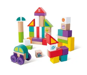 Klocki drewniane Hape - Potwory z kosmosu / od 1 roku