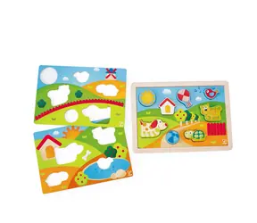 Puzzle Hape - Słoneczna Dolina 3w1 / od 1 roku