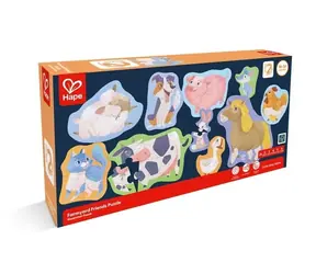 Hape Puzzle - Farm Friends / od 1 roku