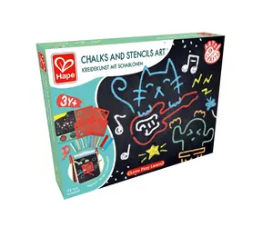 Hape Malowanie kredami i szablonami / od 3 lat