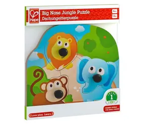 Puzzle Hape z uchwytami - Dzikie / od 1 roku