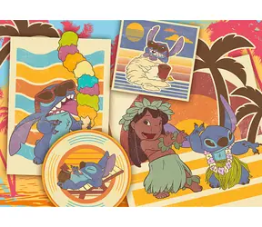 Trefl - Puzzle - Lilo&Stitch: Muzyczny świat / 200 elementów / 48 x 34 cm / wiek 7+