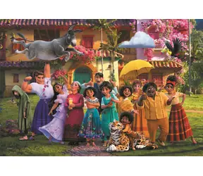 Trefl - Puzzle - Encanto: Magia czeka w Encanto / 100 elementów / 41 x 27,8 cm / wiek 5+