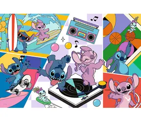 Trefl - Puzzle - Lilo&Stitch: Wspomnienia / 100 elementów / 41 x 27,8 cm / wiek 5+