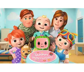 Trefl - Puzzle - Cocomelon: cudowny dzień / 60 elementów / 33 x 22 cm / wiek 4+