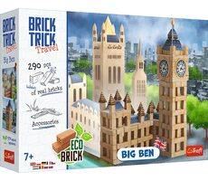 Trefl - Zestaw - BRICK TRICK Podróż: Big Ben L / 290 części / wiek 7+
