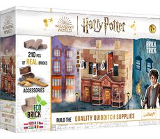 Trefl - Zestaw - BRICK TRICK Harry Potter: Najwyższej klasy przybory do quidditcha M / 210 części / wiek 8+