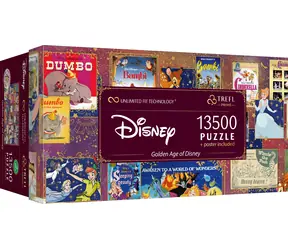 Trefl - Puzzle - UFT Złoty Wiek Disney / 13500 elementów / 198,6 x 137,6 cm / wiek 12+