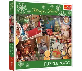 Trefl - Puzzle - Magiczne Święta Bożego Narodzenia / 1000 elementów / 68,3 x 48 cm / wiek 12+