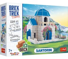 Trefl - Zestaw - BRICK TRICK Podróż: Santorini M / 260 części / wiek 7+