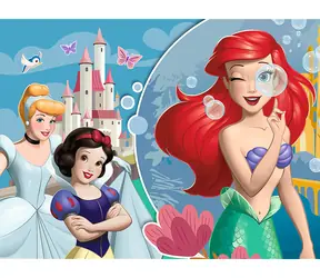 Trefl - Puzzle - Księżniczki Disney : Piękny dzień księżniczki / 30 elementów / 27 x 20 cm / wiek 3+