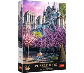 Trefl - Puzzle - Premium PLUS Photo Odyssey: Katedra Notre-Dame w Paryżu / 1000 elementów / 68,3 x 48 cm / wiek 12+