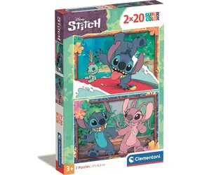 Clementoni PUZZLE Stitch / 2x20 elementów / od 3 lat