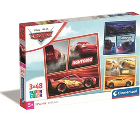 Clementoni PUZZLE Auta / 3x48 elementów / od 5 lat