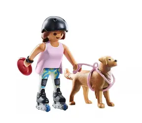 Playmobil® My Life 71739 Wrotkarz z aporterem / Liczba elementów: 12 / od 4 lat