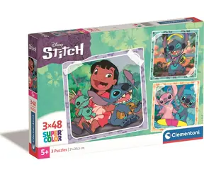 Clementoni PUZZLE Stitch / 3x48 elementów / od 5 lat