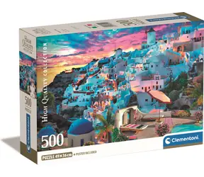 Clementoni PUZZLE Widok Grecji / 500 elementów / od 10 lat