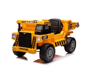 Eljet Dziecięca elektryczna wywrotka żółta / 50W / prędkość 2-4km/h / ładowność 30kg