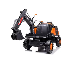 Eljet Koparka elektryczna dla dzieci Volvo pomarańczowa / 70W / prędkość 3-8km/h / ładowność 35kg