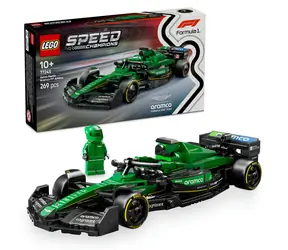 LEGO® Speed Champions 77245 Samochód wyścigowy Aston Martin Aramco F1® AMR24 / Liczba elementów: 269 / od 10 lat