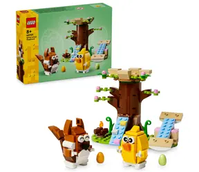 LEGO® Iconic 40709 Wiosenny plac zabaw ze zwierzętami / Liczba elementów: 172 / od 8 lat