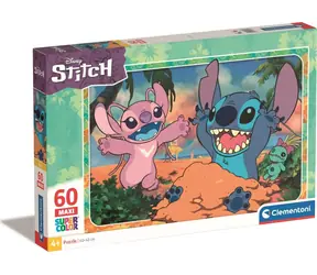 Clementoni PUZZLE Stitch MAXI / 60 elementów / od 4 lat