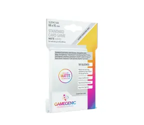 Gamegenic: MATOWE Standardowe koszulki do gier karcianych 66 x 91 mm