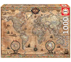 Educa Puzzle Mapa Starożytnego Świata / 1000 elementów / od 12 lat