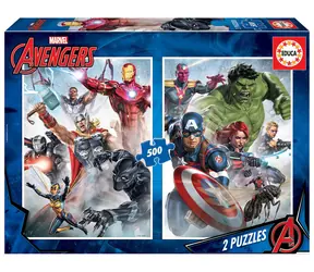 Educa Puzzle Avengers / 2x500 elementów / od 10 lat