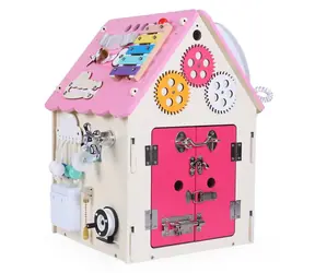 2Kids Toys Tablica aktywności Mały domek różowy / od 3 lat