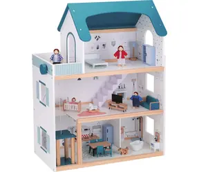 Domek dla lalek Barbora firmy 2Kids Toys z akcesoriami / od 3 lat