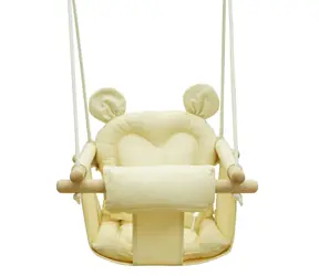 Huśtawka Miś 2Kids Toys beżowy / od 6 miesięcy