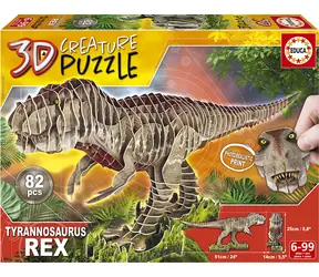 Educa 3D puzzle T-Rex / 82 elementy / od 6 lat