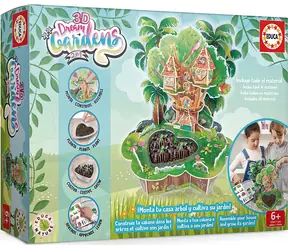 Educa Zestaw kreatywny 3D Dream Gardens: Domek na drzewie 2w1 / od 6 lat