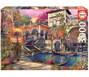 Educa Puzzle Zaloty w Wenecji / 3000 elementów / od 14 lat