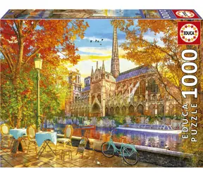 Educa Puzzle Jesień Notre Dame / 1000 elementów / od 14 lat
