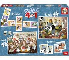Educa Forest Stories 4w1 Zestaw gier / od 3 lat