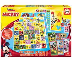 Educa Mickey i Przyjaciele 8 w 1 Zestaw gier / od 3 lat