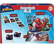 Zestaw gier Educa Spiderman 4w1 / od 3 lat