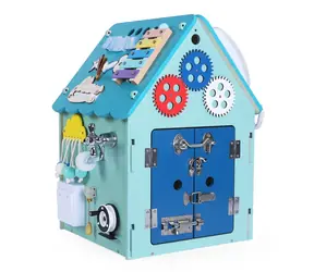 Tablica aktywności 2Kids Toys Mały domek niebieski / od 3 lat