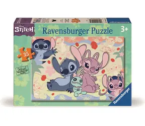 Puzzle Ravensburger Disney: Stitch: Stitch i Anioł / 35 elementów / od 3 lat 