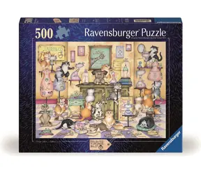 Puzzle Ravensburger : Zabawne koty / 500 elementów / od 12 lat