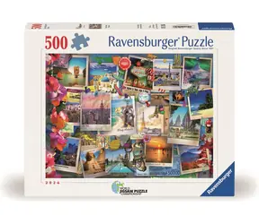 Puzzle Ravensburger : Skarby podróżnika / 500 elementów / od 12 lat 