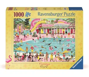 Puzzle Ravensburger : Zabawa w basenie / 1000 elementów / od 14 lat