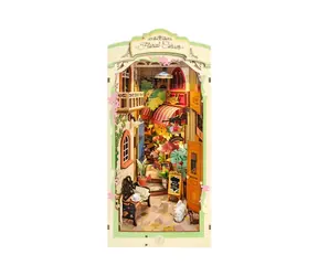 Robotime 3D puzzle Bookend Flower corner