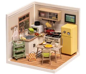 Domek w miniaturze Robotime Happy Meals Kitchen