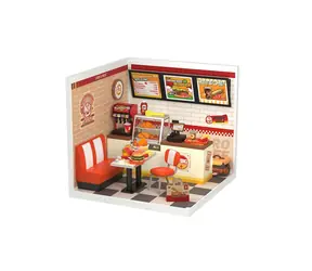 Restauracja Robotime Miniature House Pyszny, pyszny burger