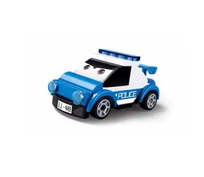 Sluban Power Bricks M38-B1072G Samochód nakręcany z oczami Policja