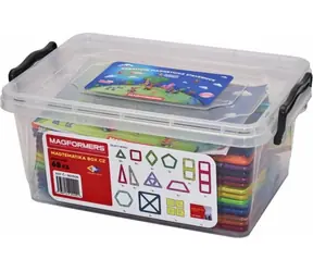 MAGFORMERS Magtematika pudełko z podręcznikiem (czeski) 68 sztuk